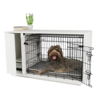 New Fido Nook - The 2-in-1 Luxury Dog Bed And Crate
