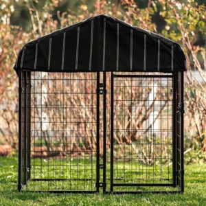 Lucky Dog Uptown Welded Wire Outdoor Dog Kennel