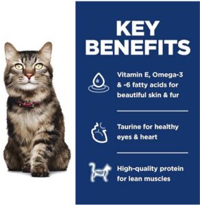 Benefits - Hill's Science Diet Hairball Control Adult 7+ Chicken Recipe Dry Cat Food