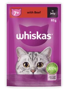 Feedback - Whiskas 7 Plus Mixed Favourites Jelly Pouches Wet Senior Cat Food