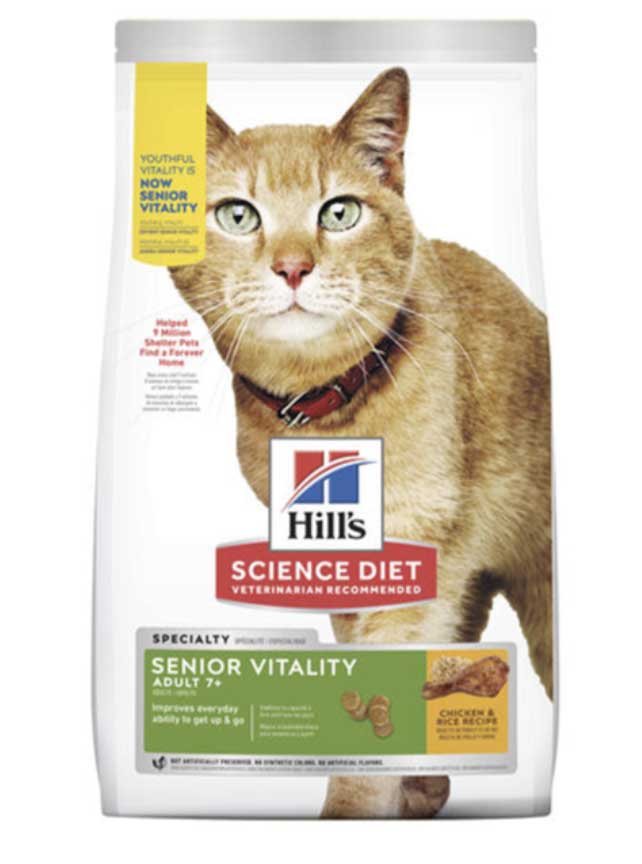 Hill Science Diet Senior 7 Plus Youthful Vitality Dry Cat Food