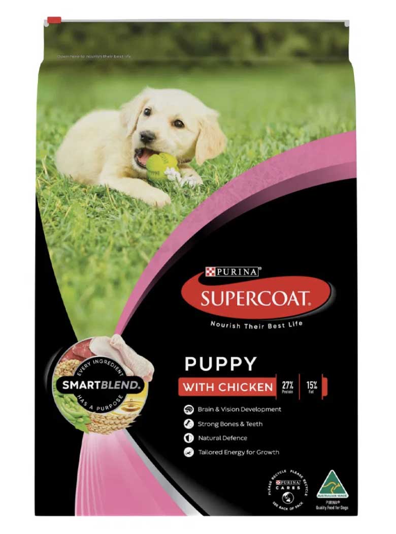 Purina Supercoat SmartBlend With Chicken Puppy Dry Dog Food