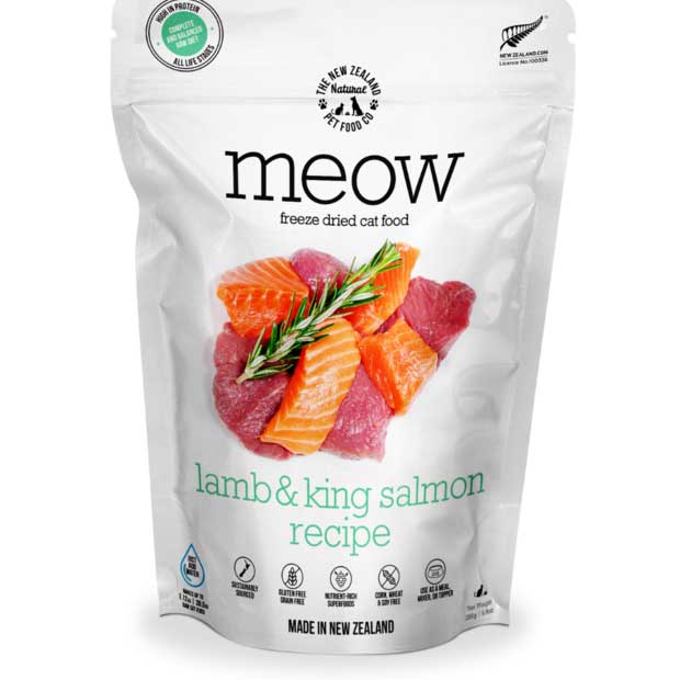 The New Zealand Natural Meow Freeze Dried Cat Food