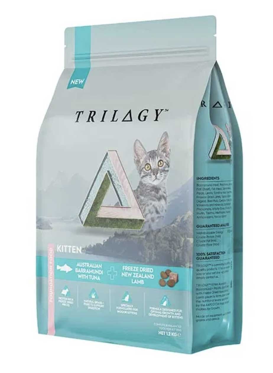 Trilogy Barramundi & Tuna Kitten Food